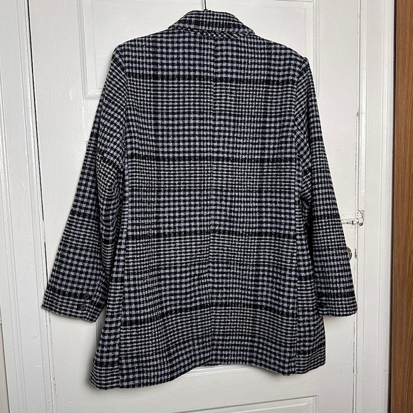 Old Navy Wool Blend Plaid Blazer Coat Classic Academia Preppy NWOT‎ Relaxed Fit - Picture 13 of 17